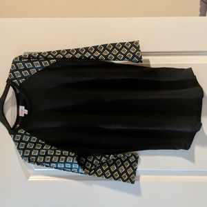 Black and Blue LuLaRoe Baseball Tee
